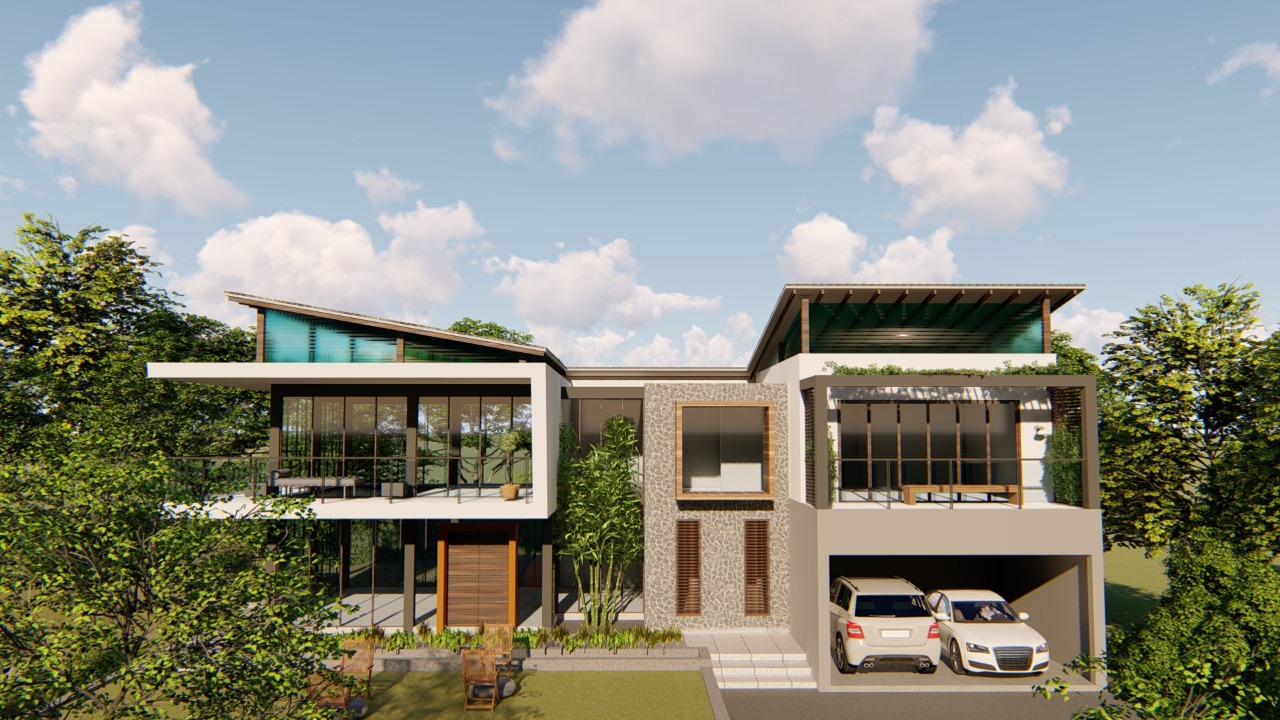 PROPOSED  3 STOREY RESIDENCE FOR MR. K.M.K.NIMESH CHATHURANGA PERERA